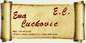 Ema Čučković vizit kartica
